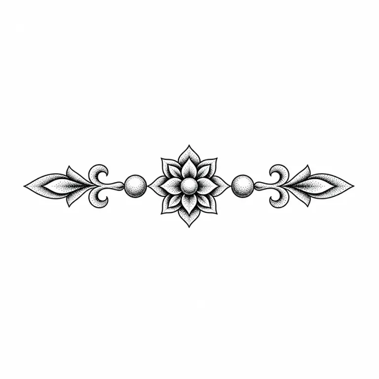 Tatouage , style dotwork