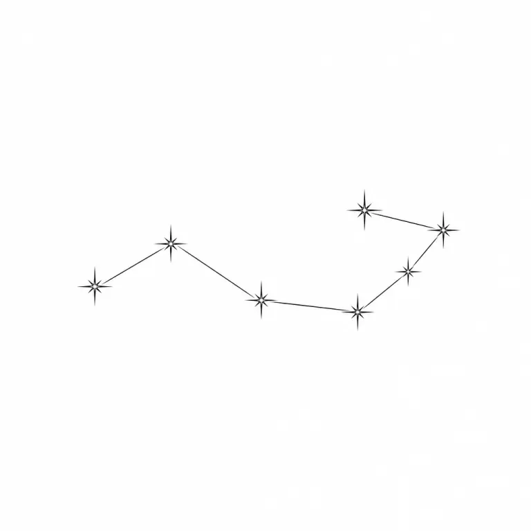 Tatouage étoile, style fine line